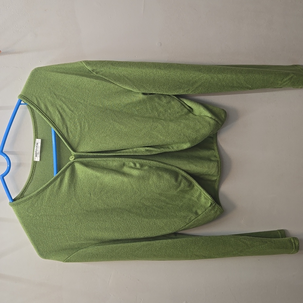 Green Bolero Style Cardigan Size Large